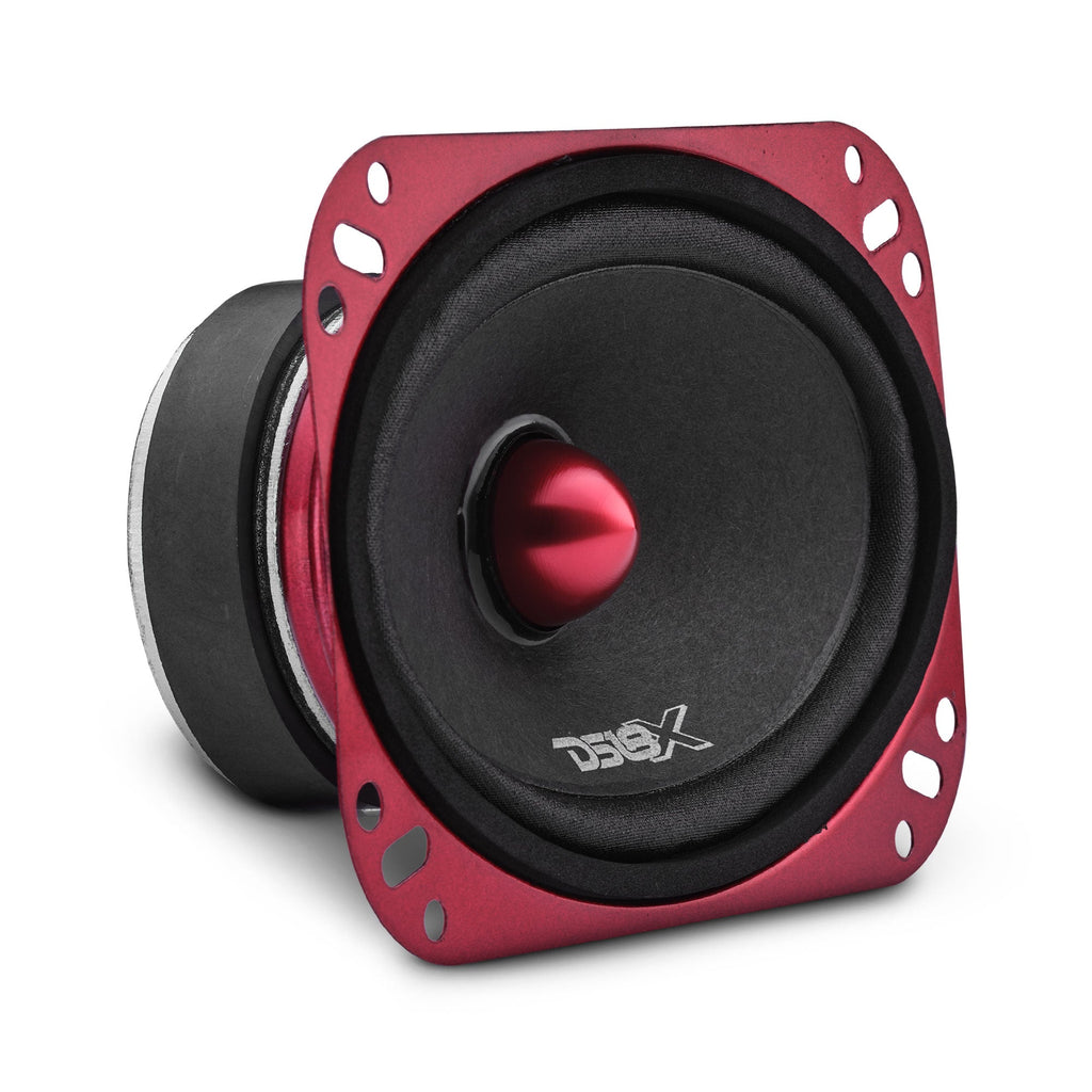 PRO-X 4x6” Mid-Range Loudspeaker with Bullet | 100W RMS 4-Ohm