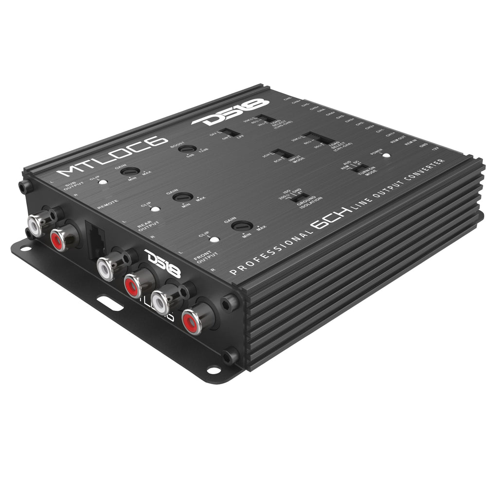 6-Channel High-to-Low Level Line Output Converter with Remote Turn-On