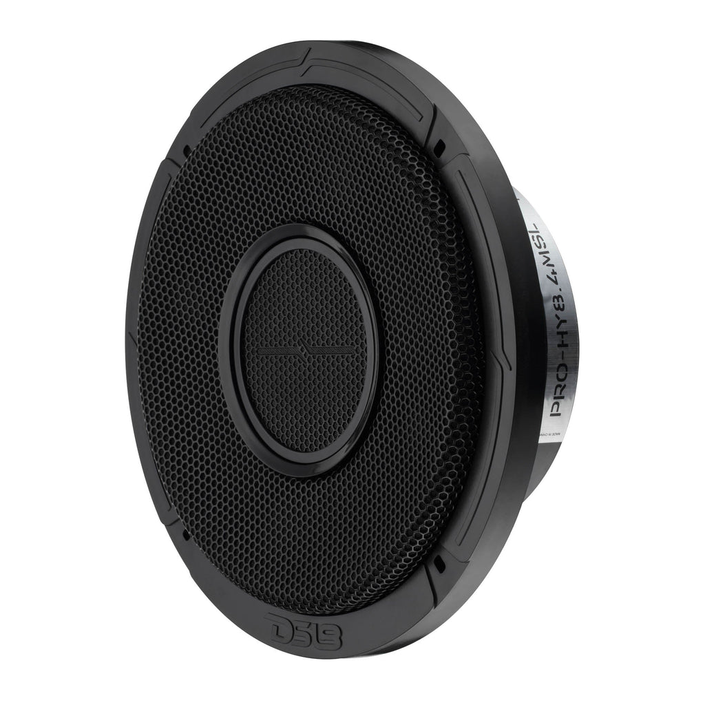 PRO 8" Shallow Coaxial Hybrid Mid-Range Loudspeaker with Built-in Driver | 200W RMS 4-Ohm