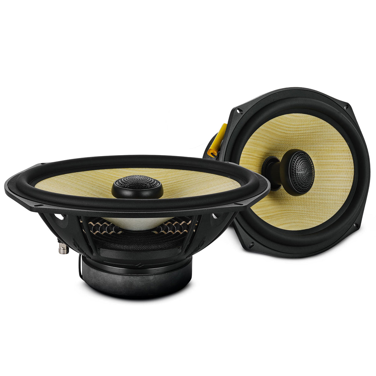 DXQ 6x9" 2-Way Coaxial Speaker with Yellow Straw and Composite Foam Cone | 150W RMS 4-Ohm