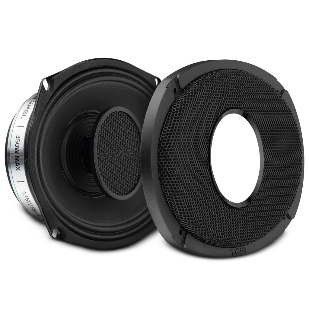PRO 6x9” Hybrid Slim Loudspeaker with Water-Resistant Cone and Compression Driver Horn | 175W RMS 2-Ohm
