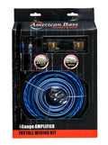 American Bass 4 gauge amp kit CCA